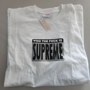Who The F#@k is Supreme Large Tee